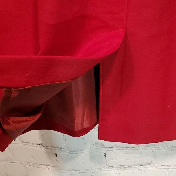 Pendelton Vintage red petite midi skirt in wool - Picture 4 of 7